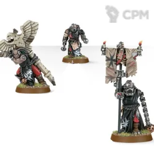 Описание картинки BLACK TEMPLARS RETINUE WITHOUT CHAPLAIN GRIMALDUS от Red Rooster по цене 818руб | Свободный Рынок Миниатюр - СРМ
