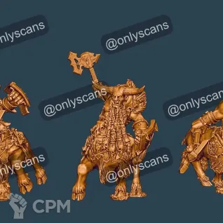 Описание картинки Bull Centaur Renders - Скан от MrMetalHorror по цене 1 500руб | Свободный Рынок Миниатюр - СРМ