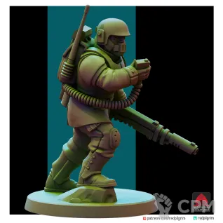 Описание картинки Cadian Shock Troops от Печатный подвальчик по цене 455руб | Свободный Рынок Миниатюр - СРМ