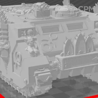 Описание картинки Chaos rhino Emperors Children от Destr по цене 1 400руб | Свободный Рынок Миниатюр - СРМ