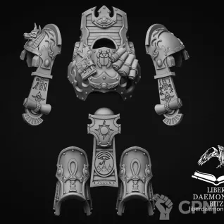 Описание картинки Armour model “Vetustus” type Gipt от LDBits по цене 968руб | Свободный Рынок Миниатюр - СРМ