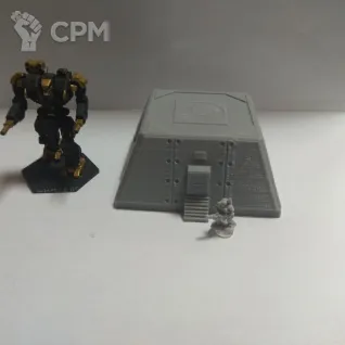 Описание картинки Склад боеприпасов (Мехкоммандер 2) от Dwarf Pirate Foundry по цене 180руб | Свободный Рынок Миниатюр - СРМ