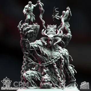 Описание картинки Wrath of War Greater Daemon от Manufactorum76 по цене 5 000руб | Свободный Рынок Миниатюр - СРМ