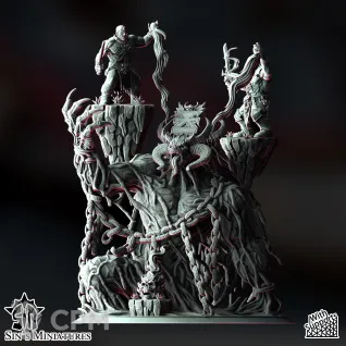 Описание картинки Wrath of War Greater Daemon от Manufactorum76 по цене 5 000руб | Свободный Рынок Миниатюр - СРМ
