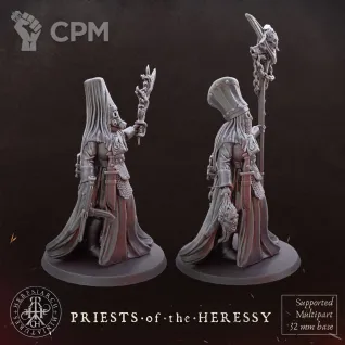 Описание картинки Priests_of_Heressy от Manufactorum76 по цене 200руб | Свободный Рынок Миниатюр - СРМ