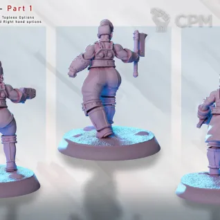 Описание картинки Rivet Queen Gang от PocketSized Prints по цене 800руб | Свободный Рынок Миниатюр - СРМ