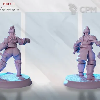 Описание картинки Rivet Queen Gang от PocketSized Prints по цене 800руб | Свободный Рынок Миниатюр - СРМ
