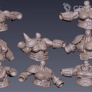 Описание картинки Rivet Queen Gang от PocketSized Prints по цене 800руб | Свободный Рынок Миниатюр - СРМ