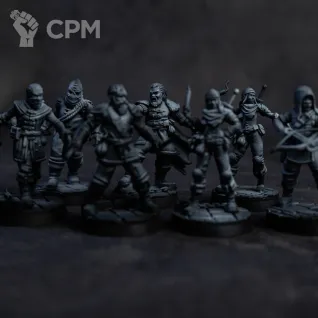 Описание картинки Банда Разбойников от Dark Craft Hobby по цене 1 560руб | Свободный Рынок Миниатюр - СРМ