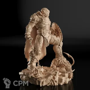 Описание картинки Doom Slayer Фигурка (Doom) от GAS3TXD  по цене 3 900руб | Свободный Рынок Миниатюр - СРМ