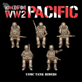 Описание картинки USMC TANK RIDERS от 3DPrintClub по цене 95руб | Свободный Рынок Миниатюр - СРМ