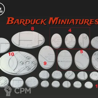 Описание картинки Базы/Подставки Robot Legion Круглые 50мм от Barduck Miniatures по цене 465руб | Свободный Рынок Миниатюр - СРМ