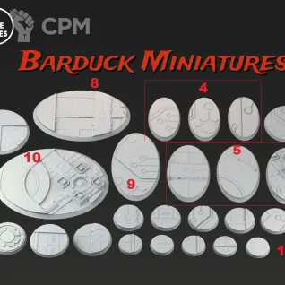 Описание картинки Базы/Подставки Robot Legion Круглые 60мм от Barduck Miniatures по цене 549руб | Свободный Рынок Миниатюр - СРМ