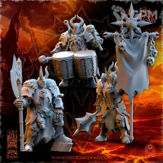 Описание картинки The Ascended Command Group от Naggaroth Night по цене 400руб | Свободный Рынок Миниатюр - СРМ