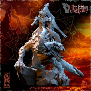 Описание картинки Asteria, Mistress of the Ascended от Naggaroth Night по цене 3 500руб | Свободный Рынок Миниатюр - СРМ