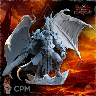 Описание картинки Azagoth, Prince of Mayhem от Naggaroth Night по цене 3 000руб | Свободный Рынок Миниатюр - СРМ