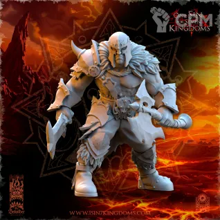 Описание картинки Barbarian Despoilers with Two Weapons от Naggaroth Night по цене 250руб | Свободный Рынок Миниатюр - СРМ