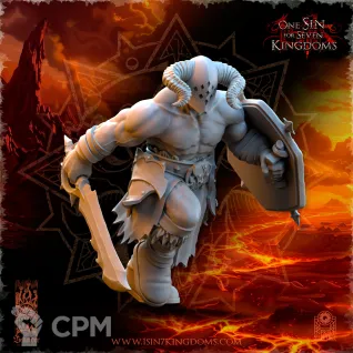 Описание картинки Barbarian Despoilers with Weapon and Shield от Naggaroth Night по цене 250руб | Свободный Рынок Миниатюр - СРМ