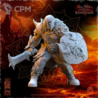 Описание картинки Barbarian Despoilers with Weapon and Shield от Naggaroth Night по цене 250руб | Свободный Рынок Миниатюр - СРМ