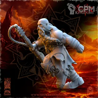 Описание картинки Barbarian Despoilers with Flail от Naggaroth Night по цене 250руб | Свободный Рынок Миниатюр - СРМ