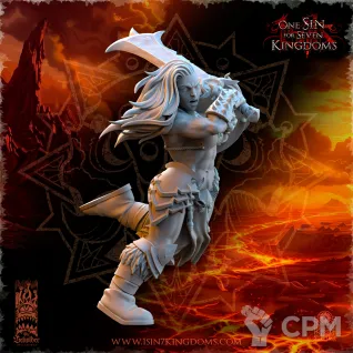Описание картинки Barbarian Razors with Weapon and Shield от Naggaroth Night по цене 250руб | Свободный Рынок Миниатюр - СРМ