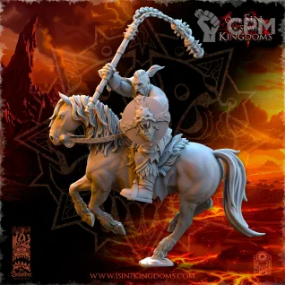 Описание картинки Barbarian Riders with Flail от Naggaroth Night по цене 500руб | Свободный Рынок Миниатюр - СРМ