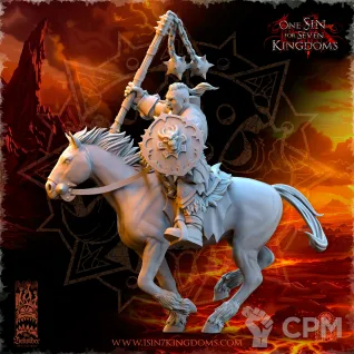 Описание картинки Barbarian Riders with Flail от Naggaroth Night по цене 500руб | Свободный Рынок Миниатюр - СРМ
