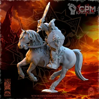 Описание картинки Barbarian Riders with Weapon and Shield от Naggaroth Night по цене 500руб | Свободный Рынок Миниатюр - СРМ
