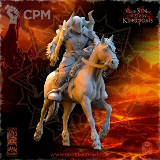 Описание картинки Barbarian Riders with Weapon and Shield от Naggaroth Night по цене 500руб | Свободный Рынок Миниатюр - СРМ
