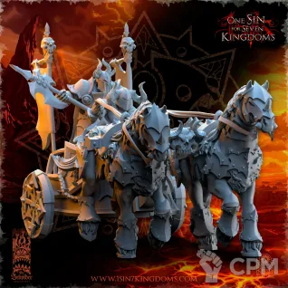 Описание картинки Deathbringer Chariot от Naggaroth Night по цене 2 000руб | Свободный Рынок Миниатюр - СРМ