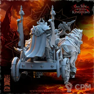 Описание картинки Deathbringer Chariot от Naggaroth Night по цене 2 000руб | Свободный Рынок Миниатюр - СРМ
