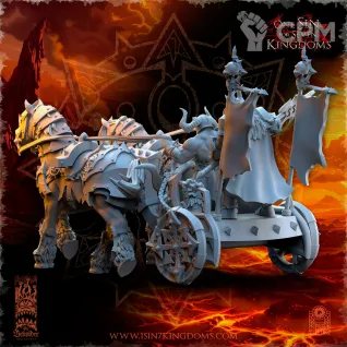 Описание картинки Deathbringer Chariot от Naggaroth Night по цене 2 000руб | Свободный Рынок Миниатюр - СРМ