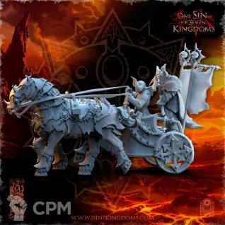 Описание картинки Deathbringer Chariot от Naggaroth Night по цене 2 000руб | Свободный Рынок Миниатюр - СРМ