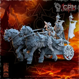 Описание картинки Deathbringer Chariot от Naggaroth Night по цене 2 000руб | Свободный Рынок Миниатюр - СРМ