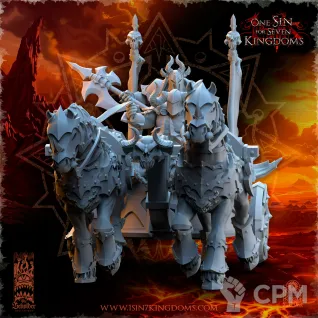 Описание картинки Deathbringer Chariot от Naggaroth Night по цене 2 000руб | Свободный Рынок Миниатюр - СРМ