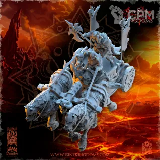Описание картинки Deathbringer Chariot от Naggaroth Night по цене 2 000руб | Свободный Рынок Миниатюр - СРМ