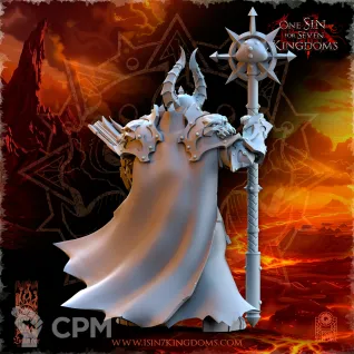 Описание картинки Demonaz, Ascended Sorcerer от Naggaroth Night по цене 500руб | Свободный Рынок Миниатюр - СРМ