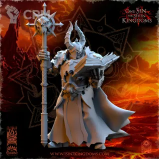 Описание картинки Chaos Sorcerer Lord от Daniilfedyakov по цене 270руб | Свободный Рынок Миниатюр - СРМ