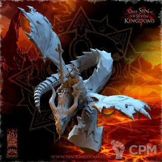 Описание картинки Drake of Mayhem от Naggaroth Night по цене 3 500руб | Свободный Рынок Миниатюр - СРМ