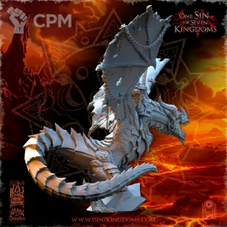 Описание картинки Drake of Mayhem от Naggaroth Night по цене 3 500руб | Свободный Рынок Миниатюр - СРМ