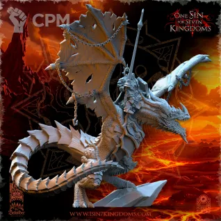 Описание картинки Drake of Mayhem от Naggaroth Night по цене 3 500руб | Свободный Рынок Миниатюр - СРМ