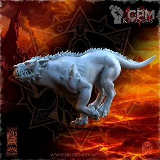 Описание картинки Hellhounds от Naggaroth Night по цене 300руб | Свободный Рынок Миниатюр - СРМ
