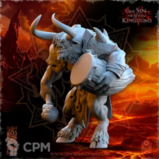 Описание картинки Minotaurs Command Group от Naggaroth Night по цене 500руб | Свободный Рынок Миниатюр - СРМ