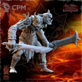 Описание картинки Trolls with Two Weapons от Naggaroth Night по цене 500руб | Свободный Рынок Миниатюр - СРМ