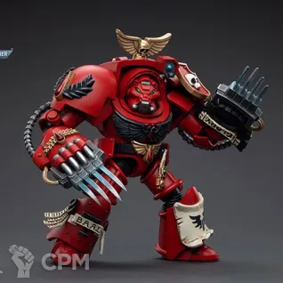 Описание картинки Blood Angels Assault Terminators Brother Nassio от Строго по-Имперски по цене 4 940руб | Свободный Рынок Миниатюр - СРМ
