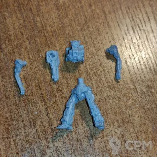 Описание картинки Пак Хантер Прайм (30 тонн) от Dwarf Pirate Foundry по цене 450руб | Свободный Рынок Миниатюр - СРМ