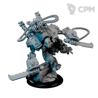 Описание картинки Gravediggers Extreme Plugger Warjack от 3Д печать миниатюр по цене 1 777руб | Свободный Рынок Миниатюр - СРМ