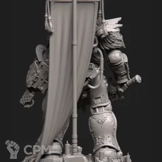 Описание картинки Робаут Жиллиман (Roboute Guilliman). Фигурка. ~25см от 0.n1 Studio по цене 2 300руб | Свободный Рынок Миниатюр - СРМ