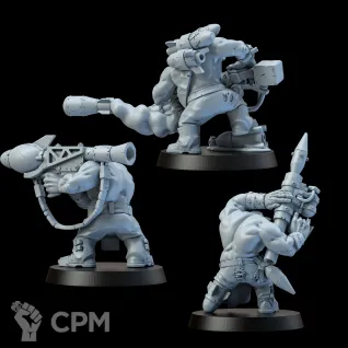 Описание картинки Набор миниатюр Орки "Tankboyz", Kill Team Wrecka Krew от Brother Ork по цене 1 045руб | Свободный Рынок Миниатюр - СРМ