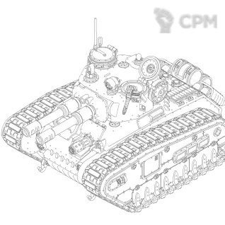 Описание картинки Rogal Dorn Battle Tank от koksee по цене 2 500руб | Свободный Рынок Миниатюр - СРМ